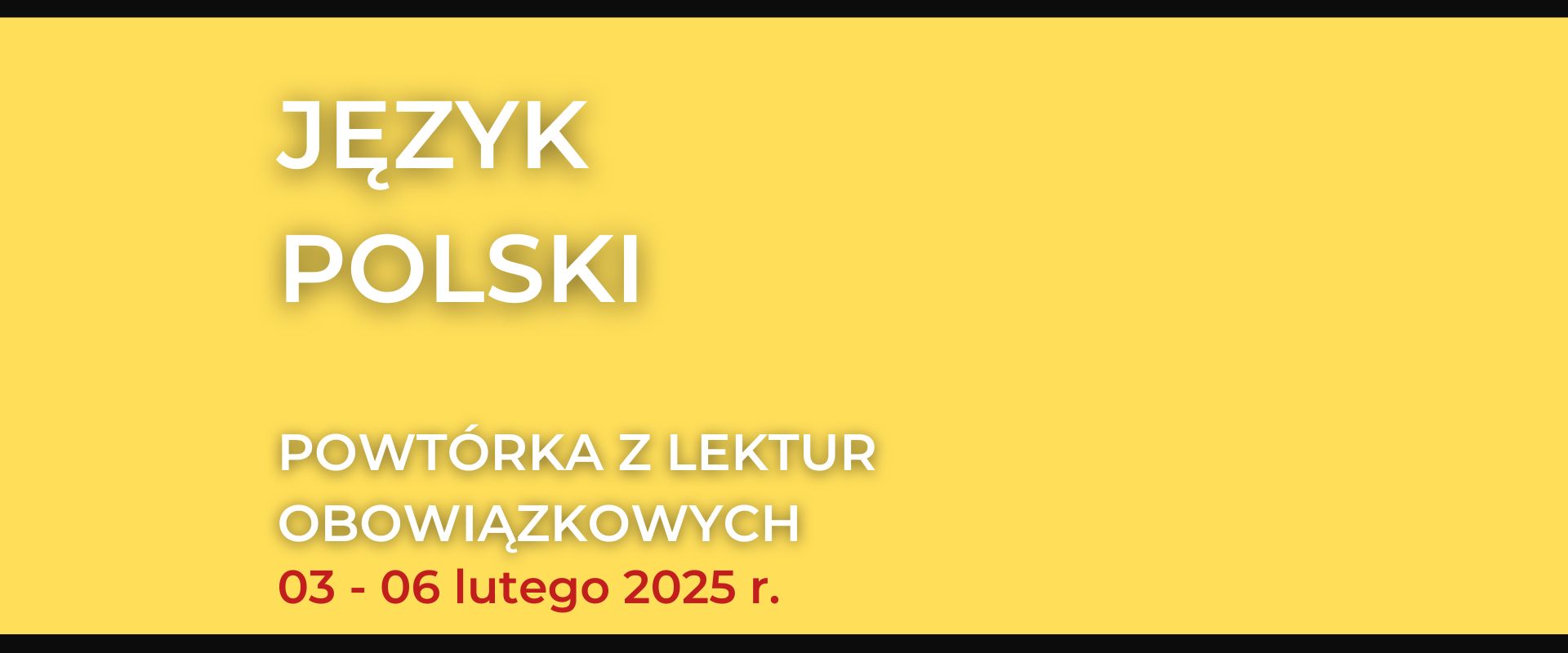 Język Polski – Powtórka stacjonarna z lektur obowiązkowych (Matura 2025)