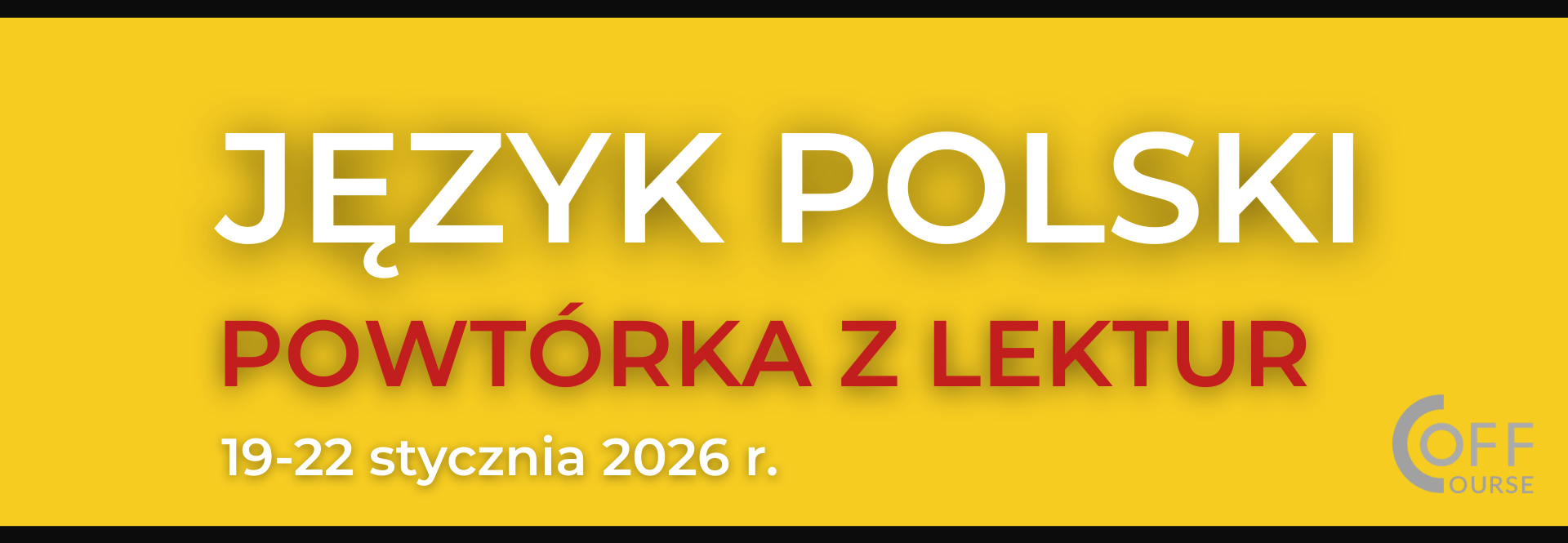 Język Polski – Powtórka stacjonarna z lektur obowiązkowych (Matura 2026)