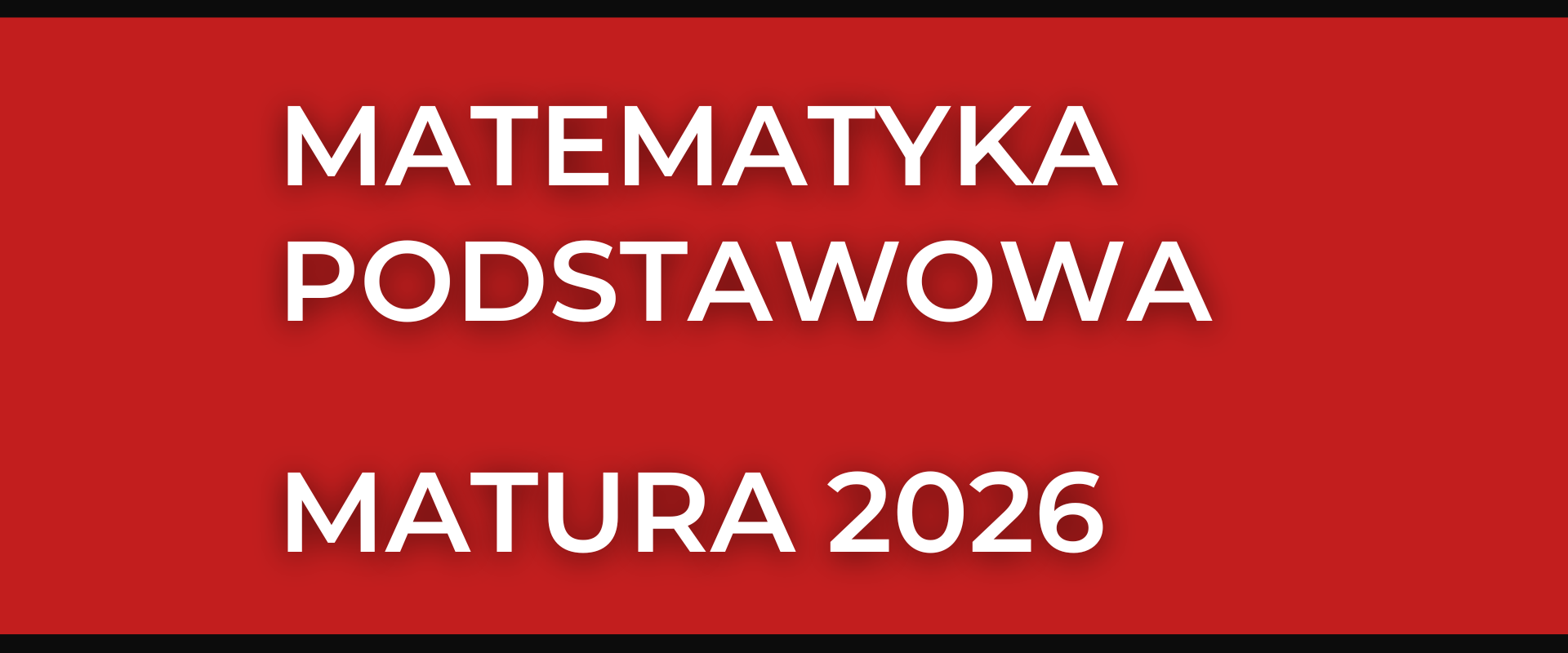 MATEMATYKA PODSTAWOWA (Matura 2026)